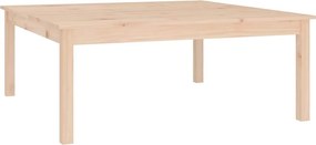 vidaXL tömör fenyőfa dohányzóasztal 100 x 100 x 40 cm