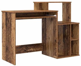Íróasztal tárolóval Öreg fa 120.5 x 44 x 88.5 cm Faanyag