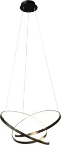 MILAGRO ML1573 Modern Led Függesztett Lámpa Fekete LED IP20