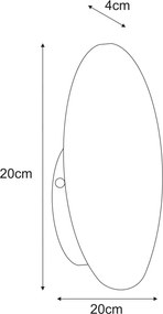 KAJA K-5800 TALAR Bézs Színű Fali Lámpa 1xG9 10W IP20