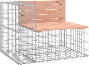vidaXL tömör duglászfenyő gabion kerti pad 92 x 71 x 65,5 cm