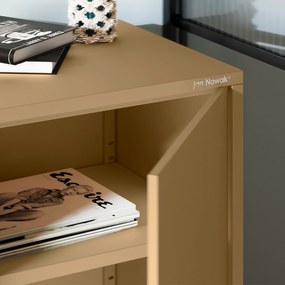 Alacsony fém irattartó szekrény BEATA, 900 x 930 x 400 mm, Fresh Style: bézs