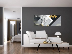 Kép - Texturális kollázs (120x50 cm)