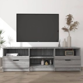 Szürke sonoma színű szerelt fa TV-szekrény 150 x 33,5 x 45 cm