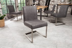 BIG ASTON szürke 100% polyester szék 49x63x87