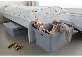 Infinity szürke tárolódoboz fedéllel, 45 l - Curver