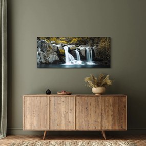 Kép - vízesés, Lushan, Kína (120x50 cm)