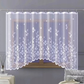 Bertena kész jacquard függöny 220x120 cm fehér