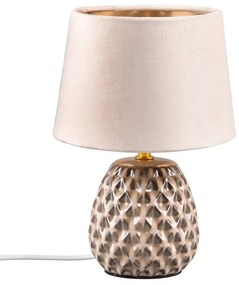 Bézs asztali lámpa (magasság 27 cm) Ariana – Trio