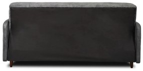 Zestaw 2x Sofa TIVOLI Szara Welurowa