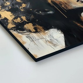 DUBLEZ | Arany kép - Női portré fából