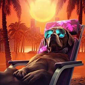 Poszter 50x50cm Nyár stílus