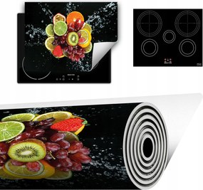 Vinyl Szőnyeg A Konyhába Több Hely 70x52 fekete gyümölcs