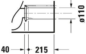Duravit 21180900002 - Kompakt WC D-CODE kerámia/fényes fehér