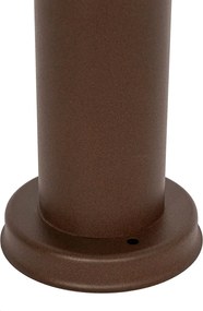 Kültéri lámpaoszlop rozsdabarna opállal 80 cm IP44 - Rox