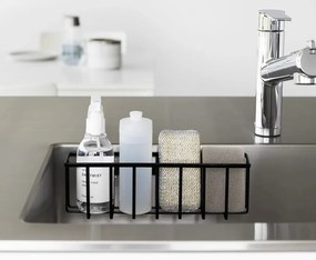 Fekete öntapadós fém mosogatóeszköz tartó Film Hook – YAMAZAKI