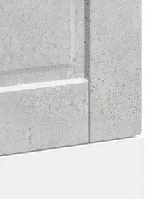 mosogatógép panel Porto&quot; Beton szürke 45x1,5x67 cm Mérnöki fa&quot;