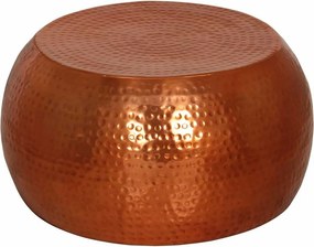 vidaXL sárgaréz színű alumínium dohányzóasztal Ø55 x 28 cm