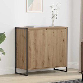 Oldalsó szekrény Művészi tölgy 79 x 36 x 75 cm Faanyag