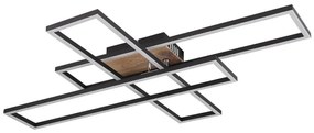 Globo 67208-40 - LED Mennyezeti lámpa DAKARI LED/40W/230V 3000K 60x80 cm fekete 67208-40
