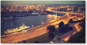 Konyhai panel Szczecin Lengyel 120x60 cm Ragasztó