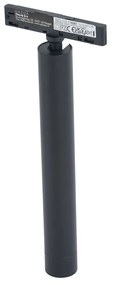 Modern fekete spotlámpa 1 fázisú sínrendszerhez - Slimline Avery