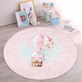 Rózsaszín gyerek szőnyeg ø 120 cm Comfort – Mila Home