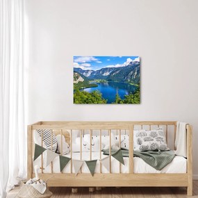 Kép - Hallstatt tó, Hallstatt, Austria (70x50 cm)
