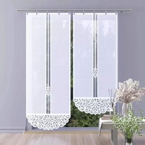 Függöny jacquard panel Izmar 90x250cm fehér
