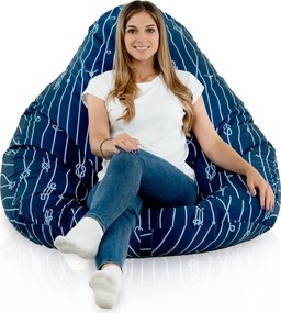 Sako ülőzsák Drop XXL fotel Marine