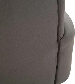 Szürke bársony fotel Silvery – Mauro Ferretti