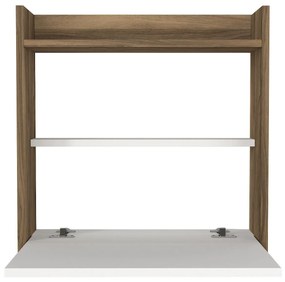 Íróasztal Laptop - White, Walnut