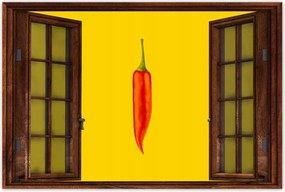 Poszterek 90x60 Piros chili paprika