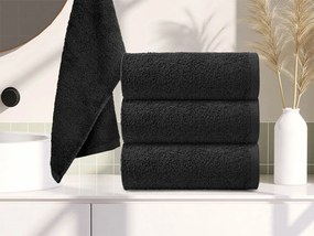 Törölköző NORIELLE 50x90 cm fekete, 100% pamut