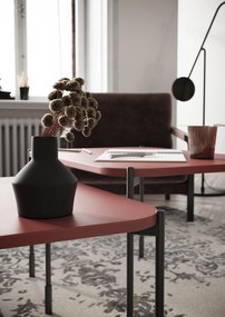 Sonatia 60 téglalap alakú dohányzóasztal - bordó
