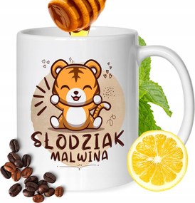 Bögre Malvina Barátnőknek Ajándék Nyomtatott Fehér 330ml