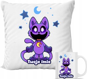 Párna Szett Bögre Catnap Mese Játék Cica Ajándék Név Nyomtatás
