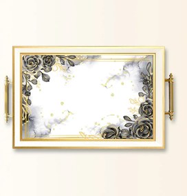 Üveg tálca, 38×24 cm – TPB9771