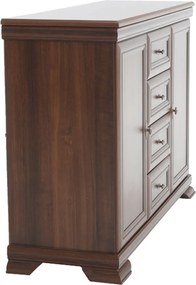 kétajtós komód fiókokkal, samoa king, KORA KK3