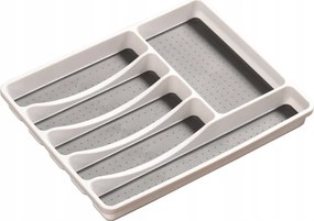 Műanyag tálalószekrény, fehér, 41 x 33,5 x 4,5 cm