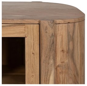 Natúr színű akácfa tálalószekrény 180x80x40 cm Creel – Ixia