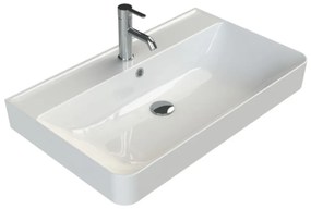 CeraStyle HERA - PULTRA ültethető - Top Counter - porcelán mosdó - 80 x 48 cm