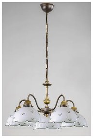 Kolarz 731.85.21 - Csillár láncon NONNA 5xE27/75W/230V zöld