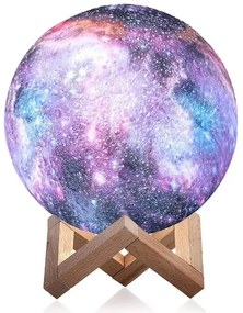 Hold alakú LED lámpa - színes