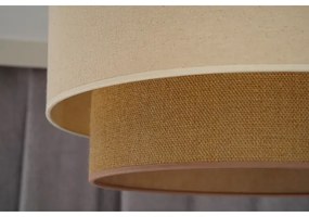 Duolla - Felületre szerelhető csillár BOHO 1xE27/15W/230V átm. 45 cm krémes/barna