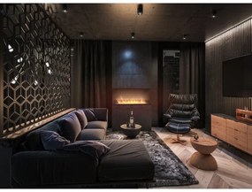 InFire - Beépített BIO kandalló 120x50 cm 3kW fekete