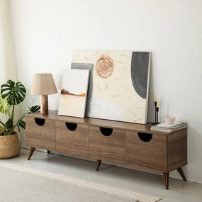 Four TV-állvány, dió, 180 cm