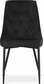 AKCIÓ Fekete bársonyos étkezőszék IMOLA II. osztály