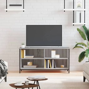 szürke sonoma színű szerelt fa TV-szekrény 100x40x50 cm