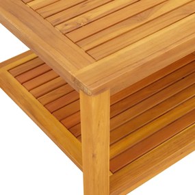 Dohányzóasztal 110x55x45 cm Tömör akácfából